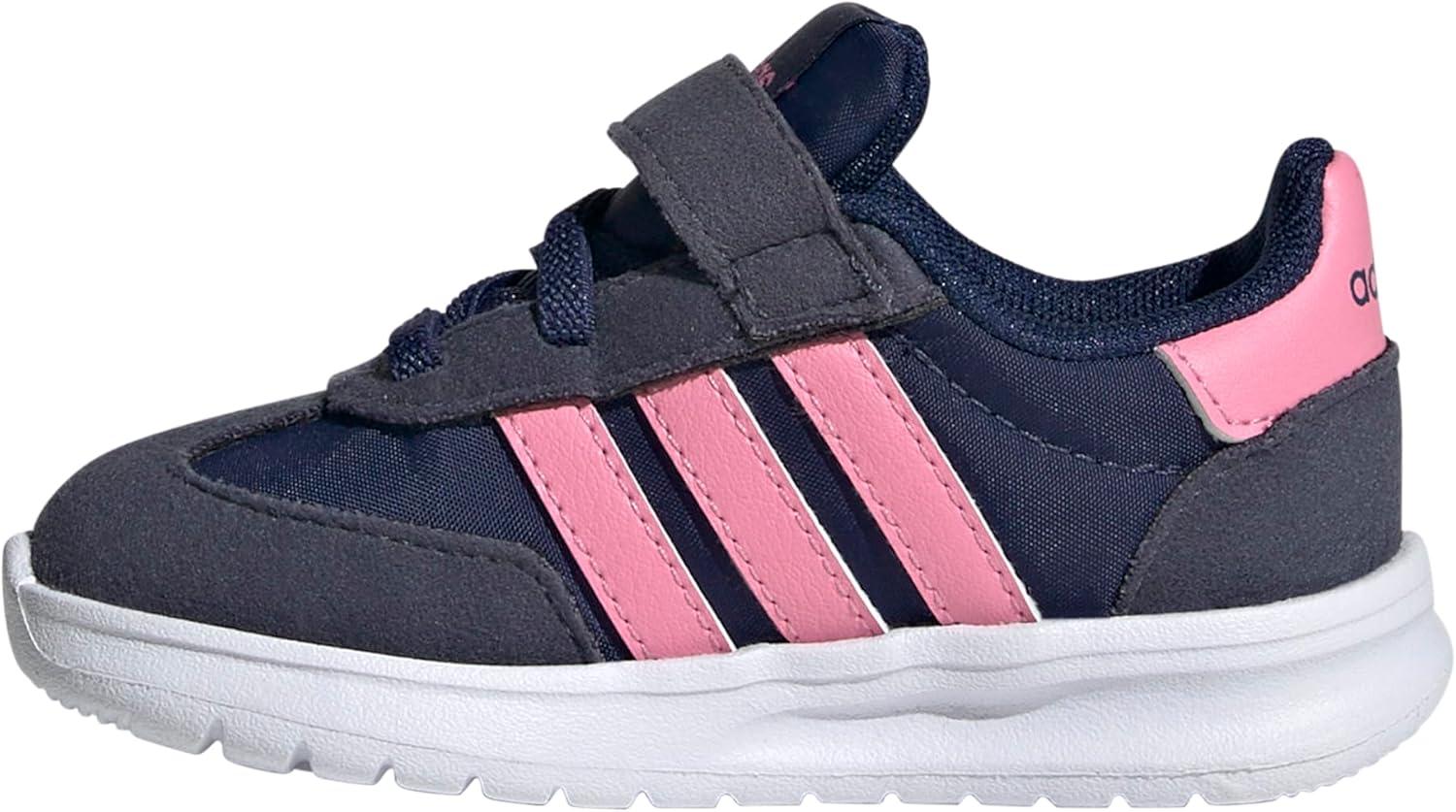 imageadidas Baby Boys Run 70s 20 SneakersDark BlueBliss PinkShadow Navy