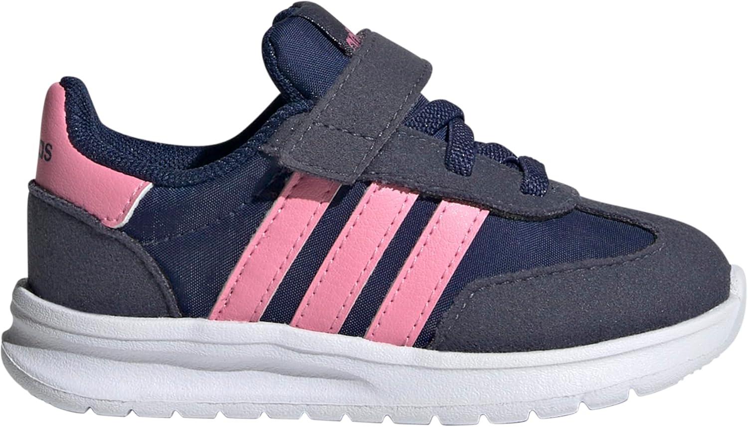 imageadidas Baby Boys Run 70s 20 SneakersDark BlueBliss PinkShadow Navy