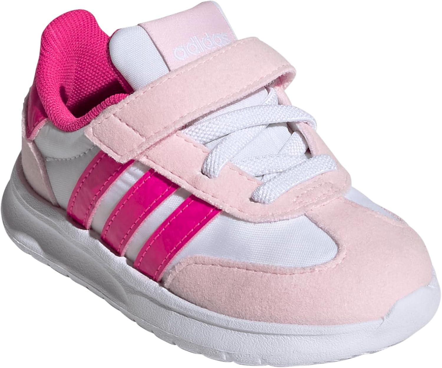 imageadidas Baby Boys Run 70s 20 SneakersWhiteShock PinkClear Pink