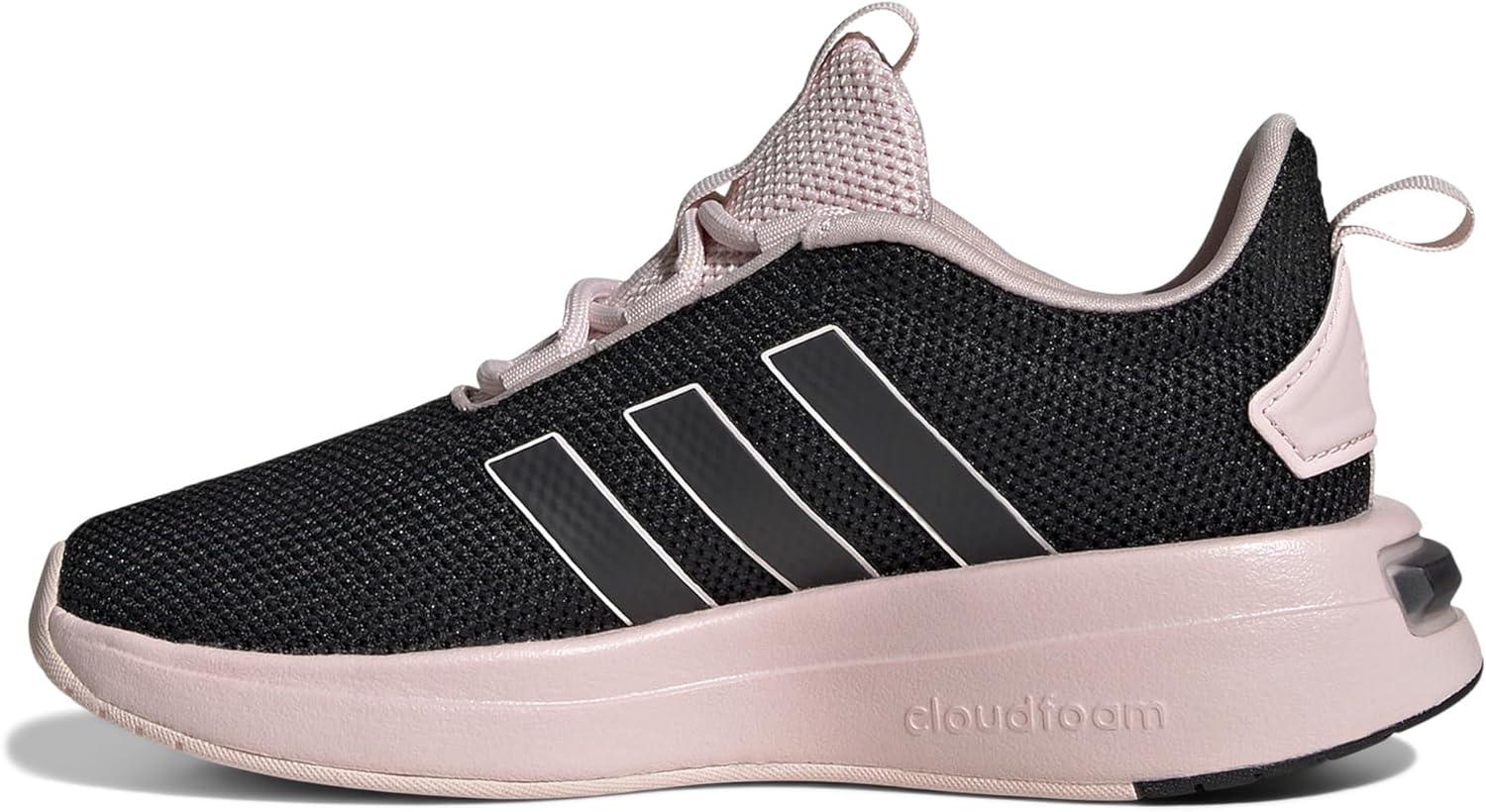imageadidas BabyBoys Racer Tr23 SneakerCore BlackSandy PinkWhite