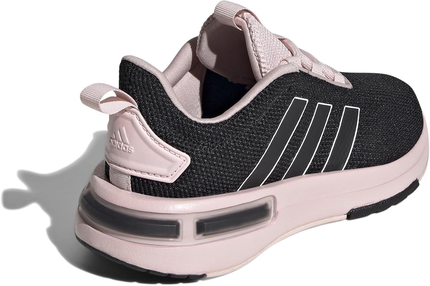imageadidas BabyBoys Racer Tr23 SneakerCore BlackSandy PinkWhite