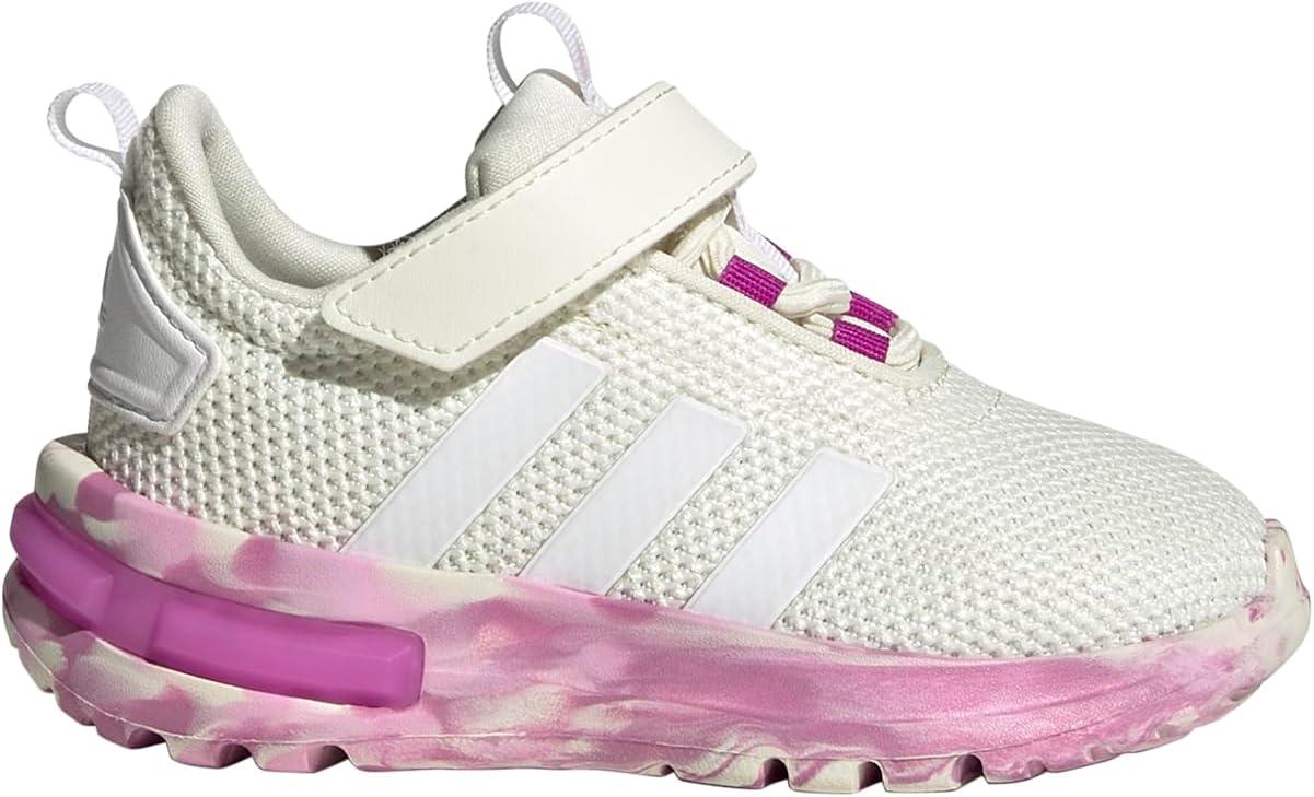 imageadidas BabyBoys Racer Tr23 SneakerIvoryWhiteFlash Pink