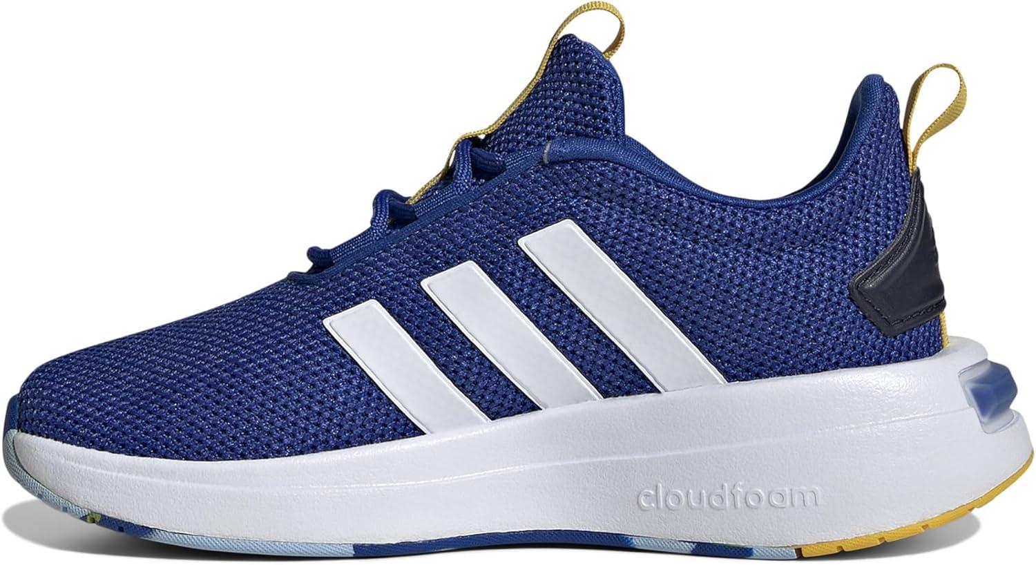 imageadidas BabyBoys Racer Tr23 SneakerTeam Royal BlueWhiteUtility Yellow