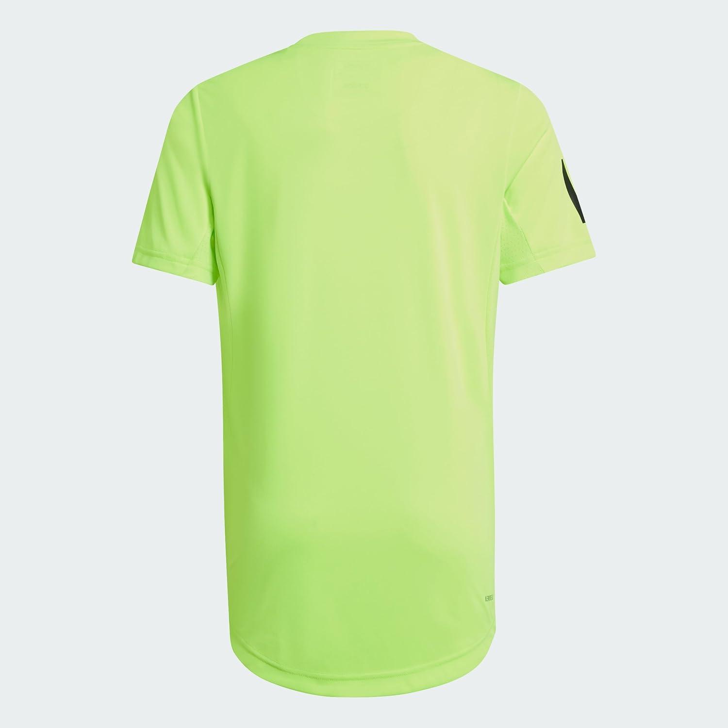imageadidas Boys Club Tennis 3Stripes TShirtLucid Lemon