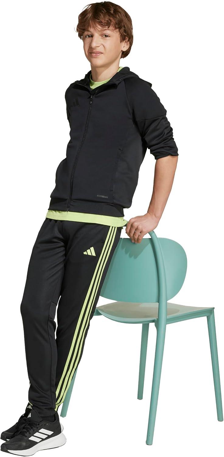 imageadidas Boys Tiro 25 Essentials Training PantsBlackPulse Lime