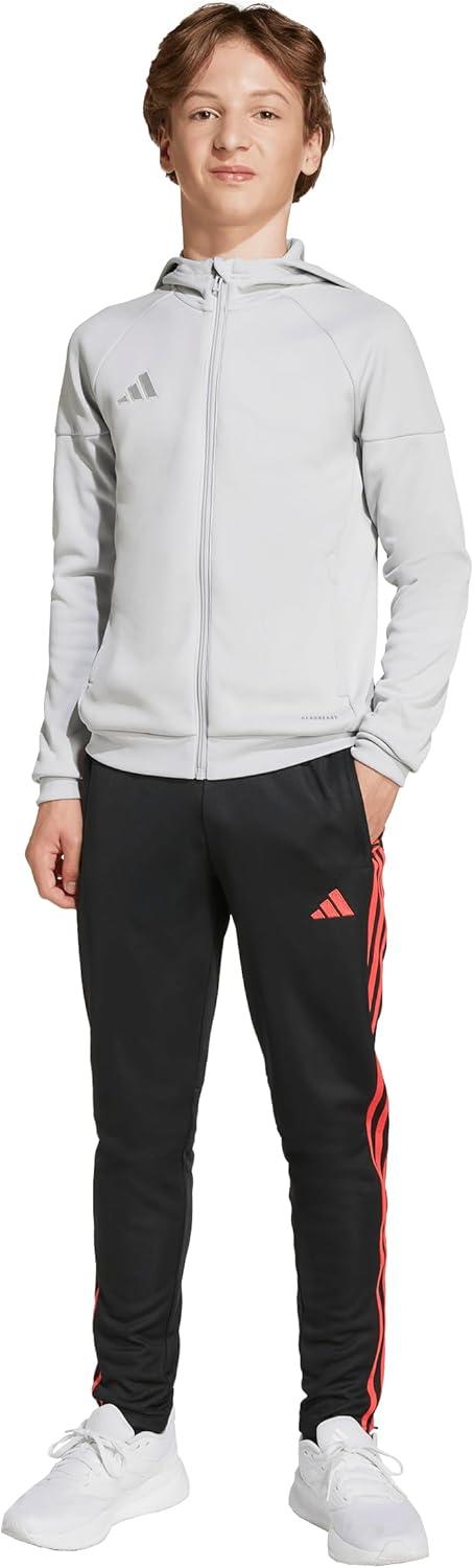 imageadidas Boys Tiro 25 Essentials Training PantsBlackSemi Lucid Red