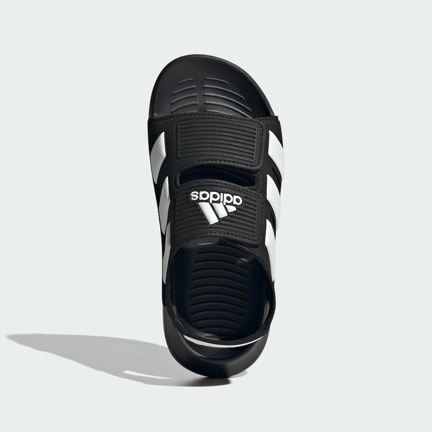 imageadidas Kids Altaswim 20 Slide SandalBlackWhiteBlack