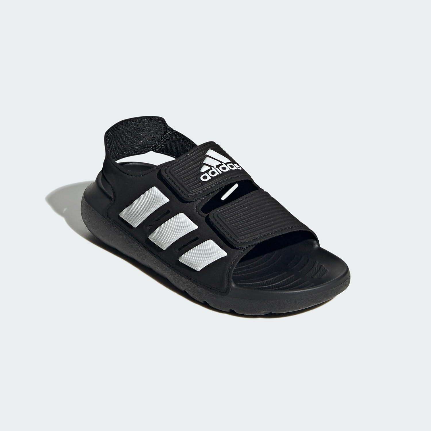 imageadidas Kids Altaswim 20 Slide SandalBlackWhiteBlack
