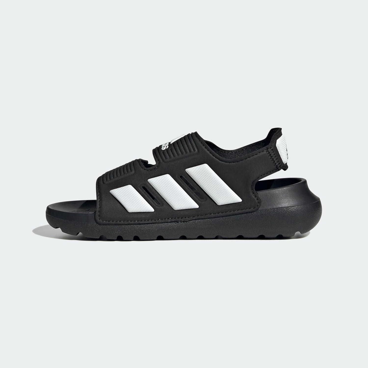 imageadidas Kids Altaswim 20 Slide SandalBlackWhiteBlack