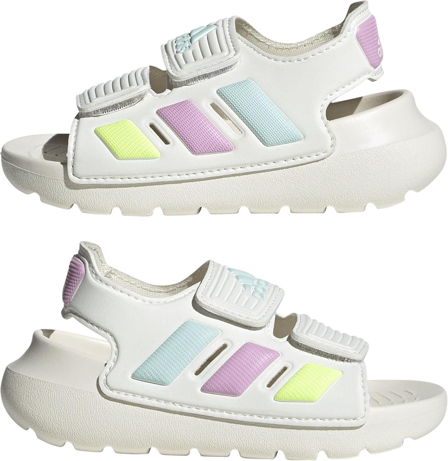 imageadidas Kids Altaswim 20 Slide SandalOff WhiteBliss LilacHalo Mint