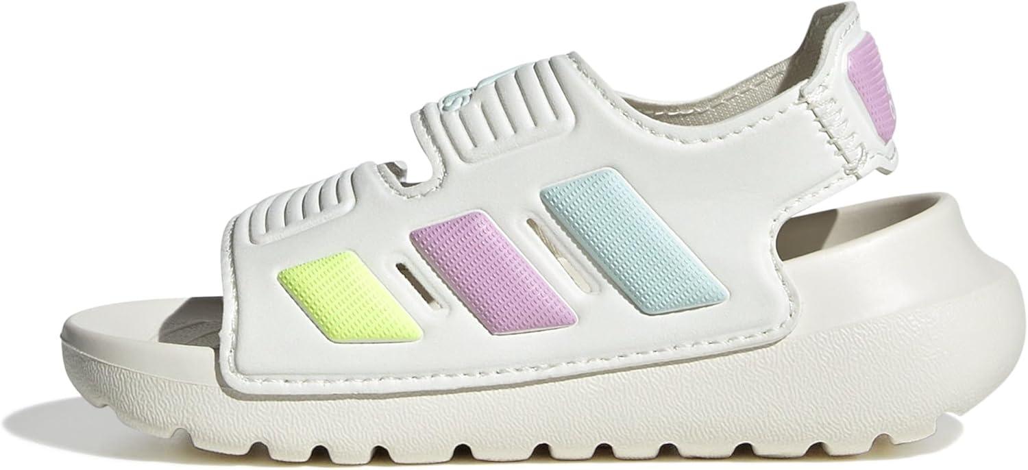 imageadidas Kids Altaswim 20 Slide SandalOff WhiteBliss LilacHalo Mint