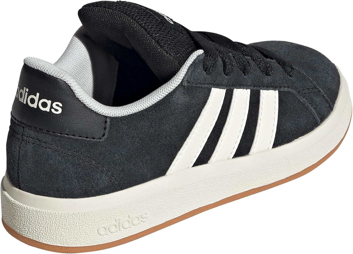imageadidas Kids Grand Court 00s SneakersBlackOff WhiteGum