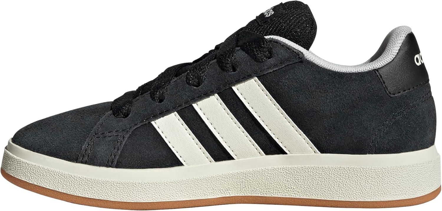 imageadidas Kids Grand Court 00s SneakersBlackOff WhiteGum