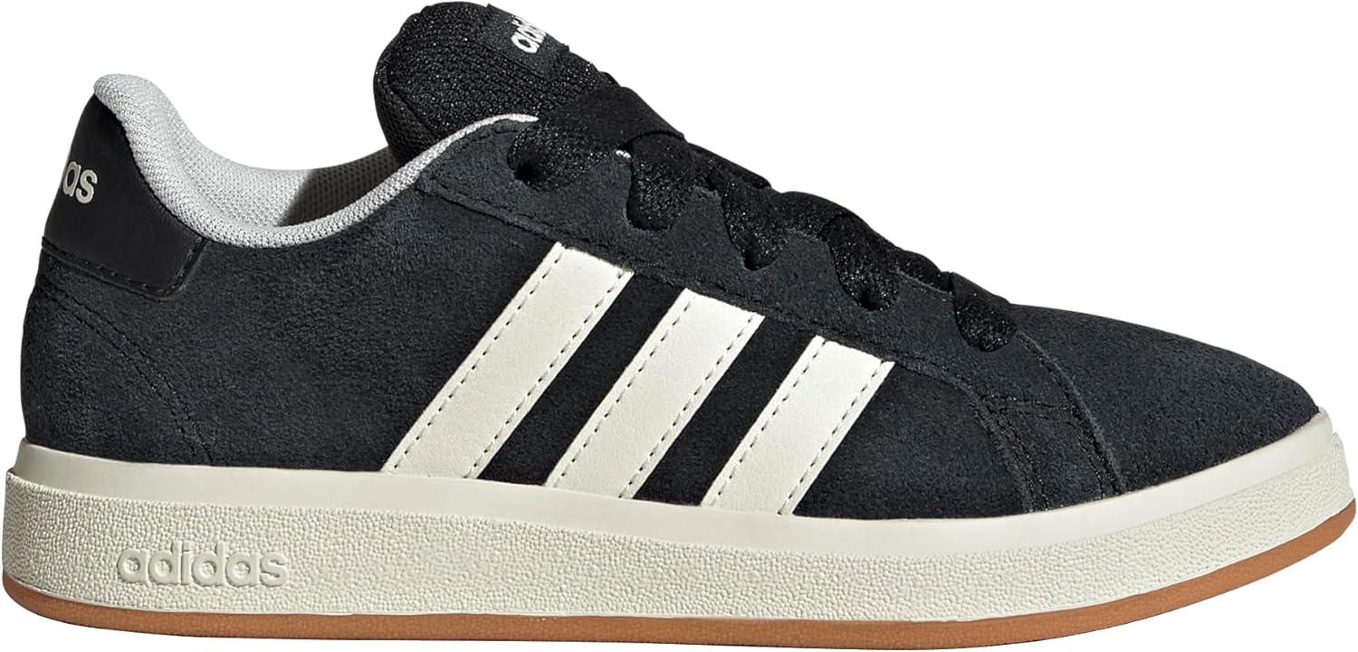 imageadidas Kids Grand Court 00s SneakersBlackOff WhiteGum