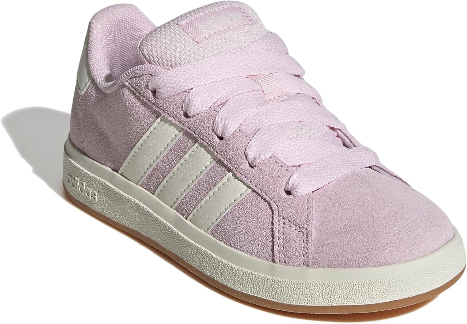 imageadidas Kids Grand Court 00s SneakersClear PinkOff WhiteGum