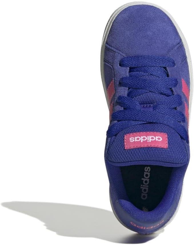 imageadidas Kids Grand Court 00s SneakersLucid BluePulse MagentaWhite