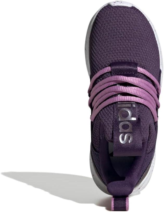 imageadidas Kids Lite Racer Adapt 70 SneakersAurora PlumPreloved PurpleWhite