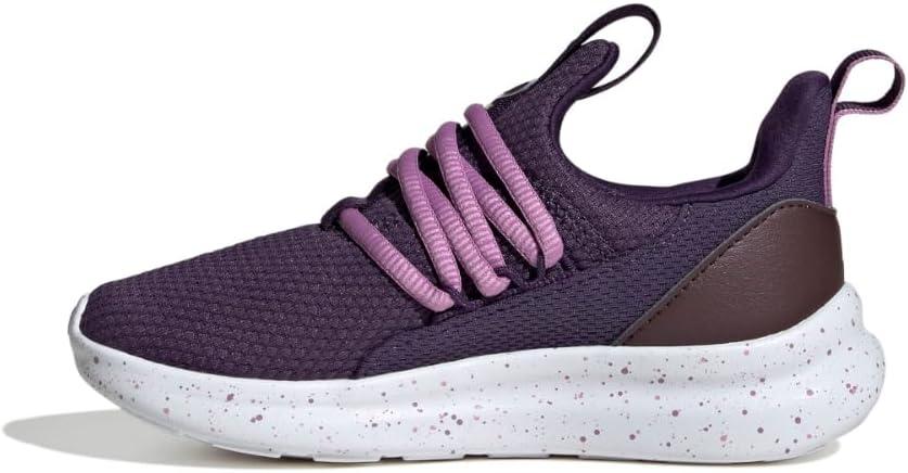 imageadidas Kids Lite Racer Adapt 70 SneakersAurora PlumPreloved PurpleWhite