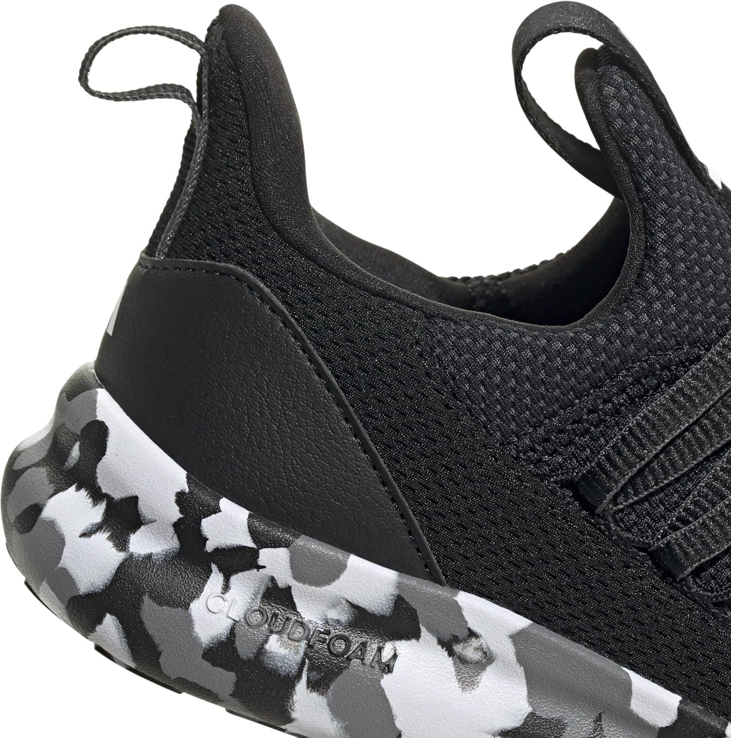 imageadidas Kids Lite Racer Adapt 70 SneakersBlackBlackGrey