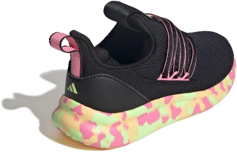 imageadidas Kids Lite Racer Adapt 70 SneakersBlackBliss PinkBlack