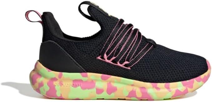 imageadidas Kids Lite Racer Adapt 70 SneakersBlackBliss PinkBlack