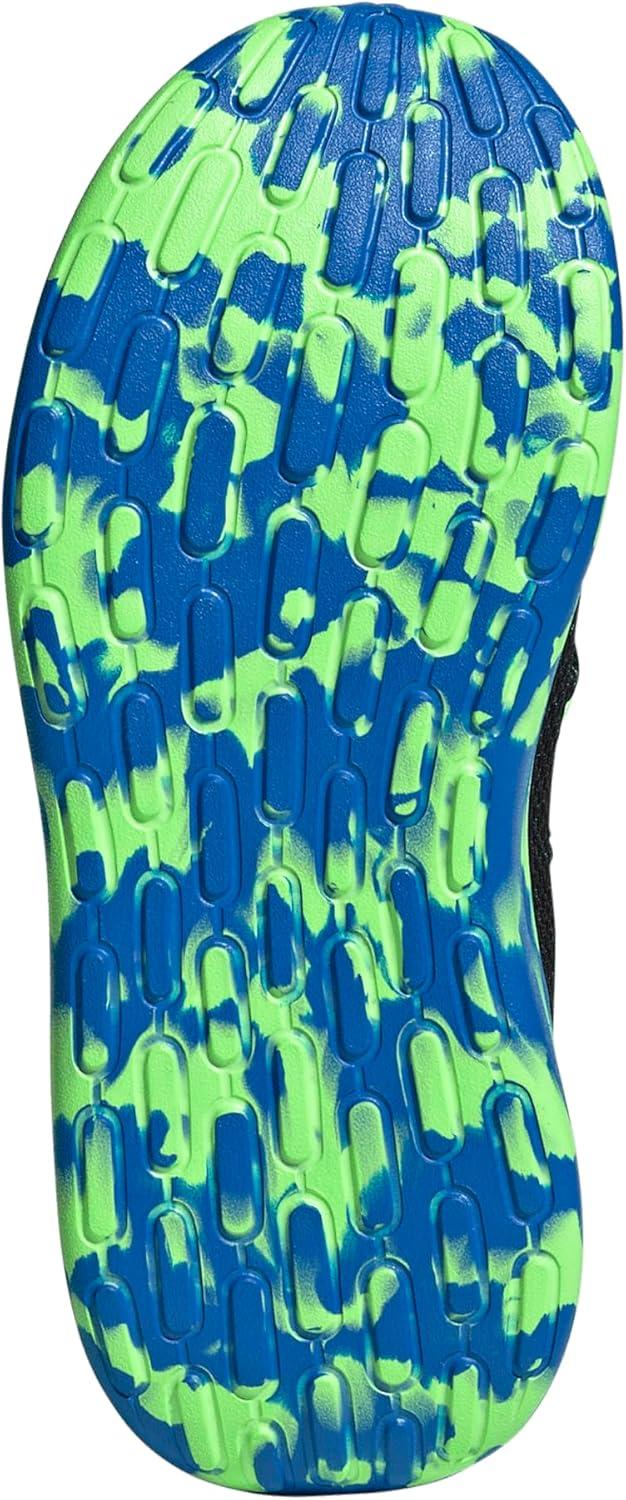 imageadidas Kids Lite Racer Adapt 70 SneakersBlackLime BurstBright Royal