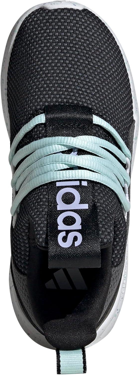 imageadidas Kids Lite Racer Adapt 70 SneakersBlackViolet ToneHalo Mint