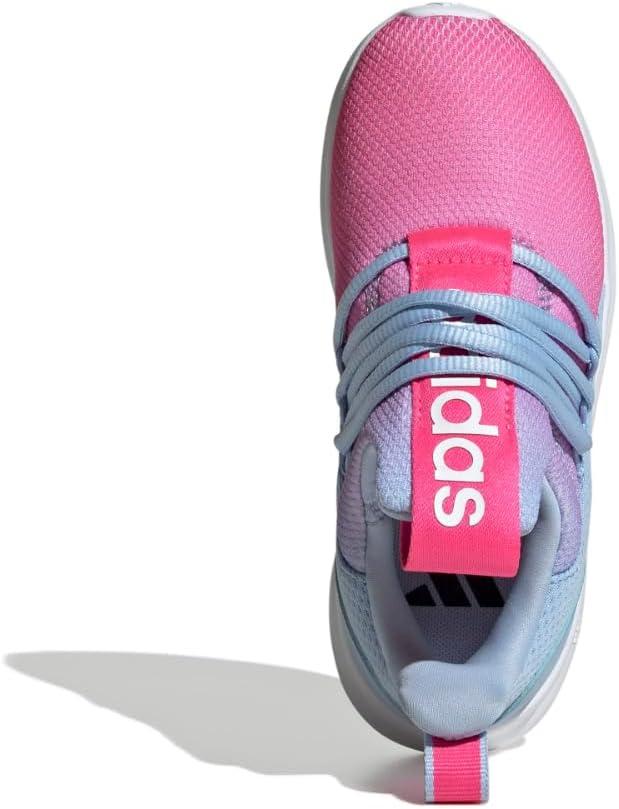 imageadidas Kids Lite Racer Adapt 70 SneakersBlueLucid PinkWhite