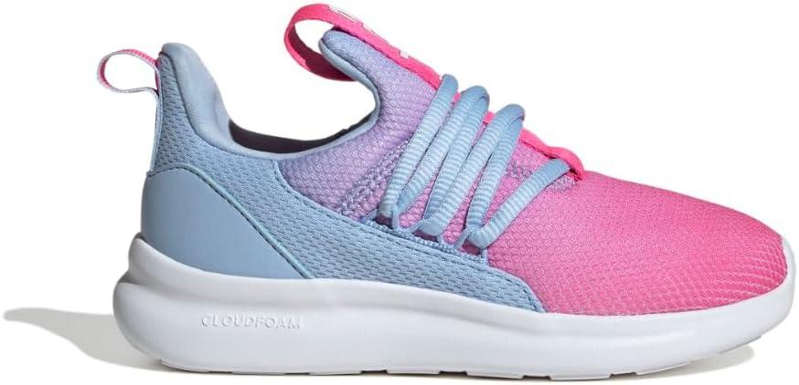 imageadidas Kids Lite Racer Adapt 70 SneakersBlueLucid PinkWhite