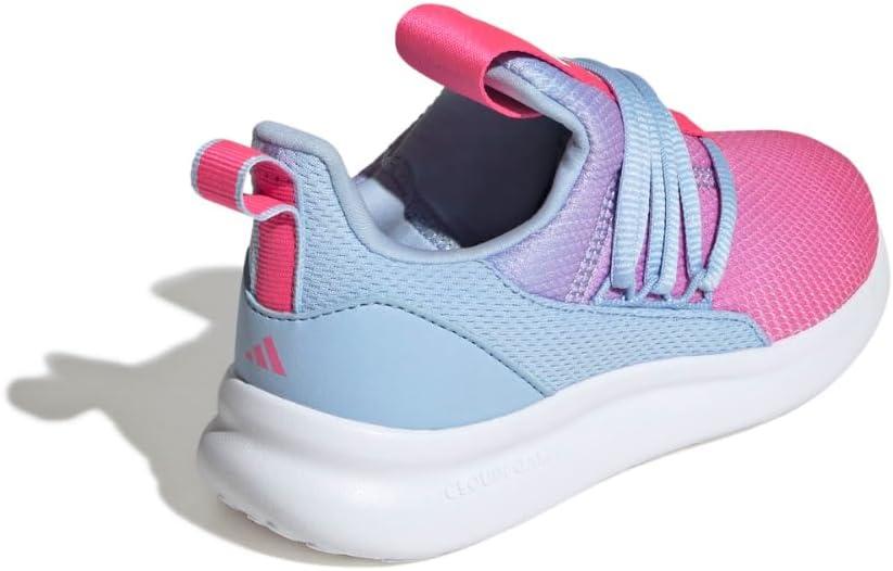 imageadidas Kids Lite Racer Adapt 70 SneakersBlueLucid PinkWhite