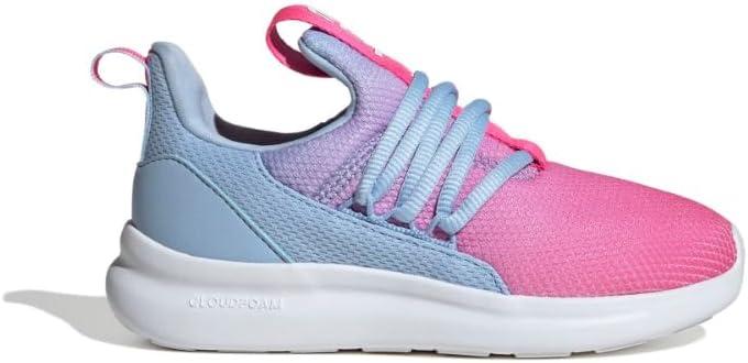 imageadidas Kids Lite Racer Adapt 70 SneakersBlueLucid PinkWhite