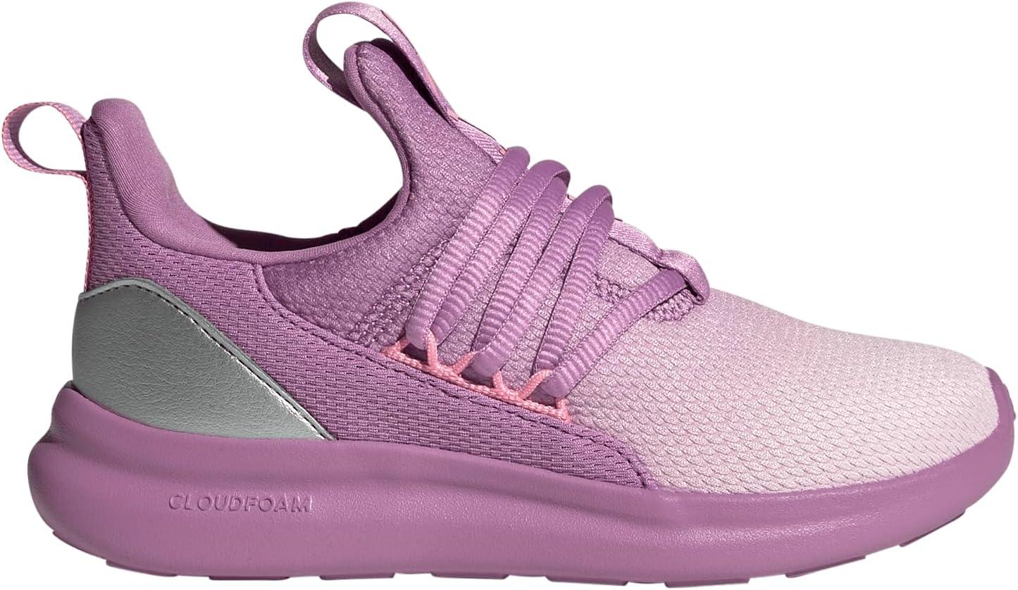 imageadidas Kids Lite Racer Adapt 70 SneakersClear PinkPreloved PurpleBliss Pink