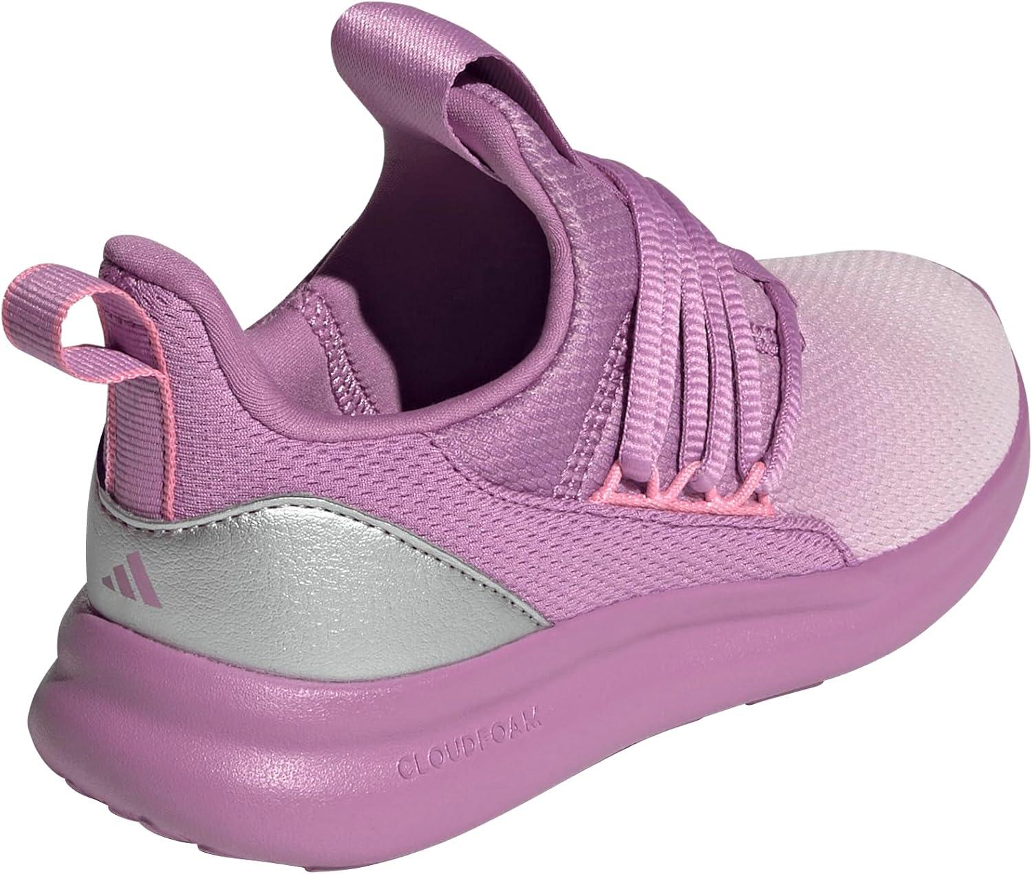 imageadidas Kids Lite Racer Adapt 70 SneakersClear PinkPreloved PurpleBliss Pink