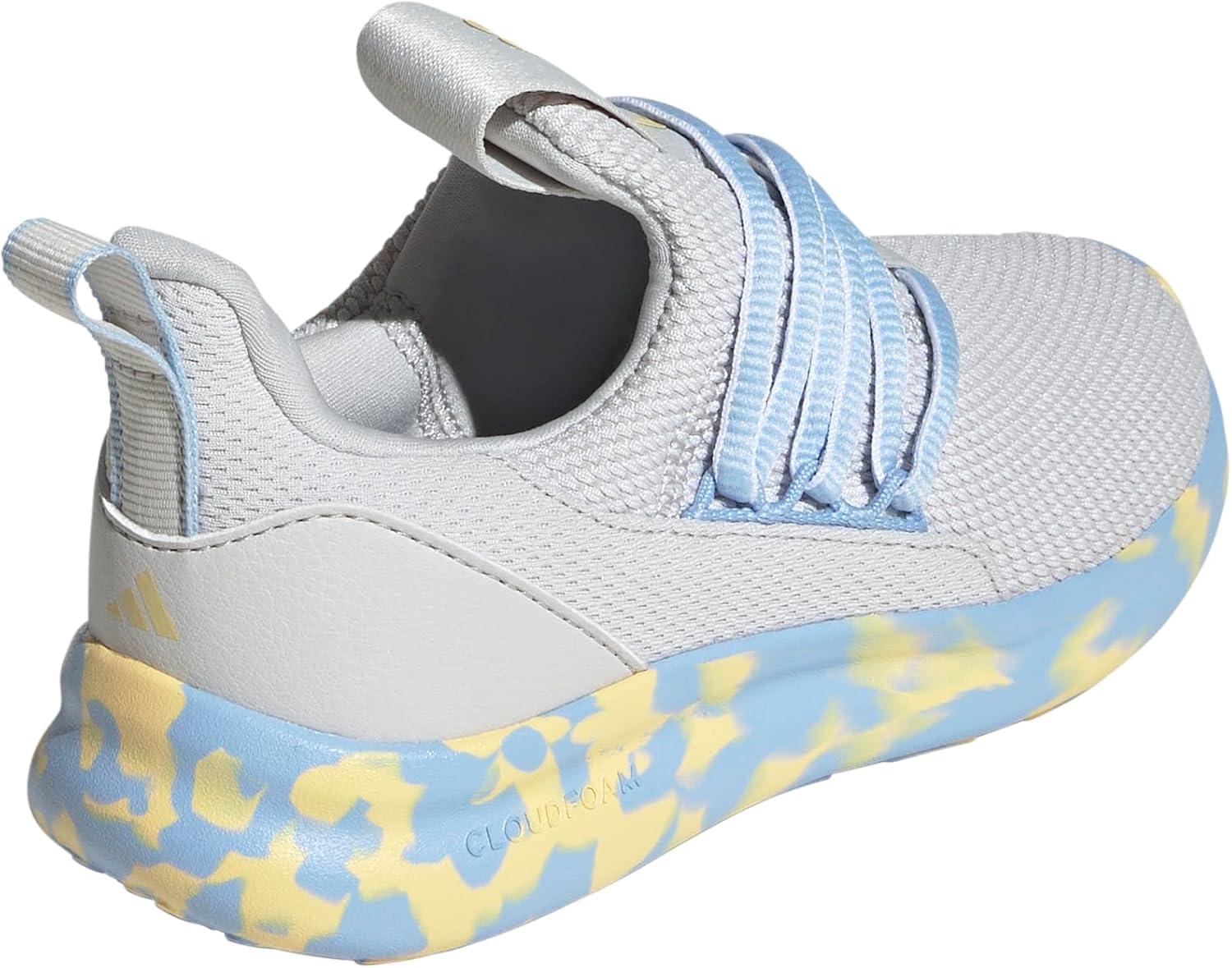 imageadidas Kids Lite Racer Adapt 70 SneakersGreyOrange TintBlue