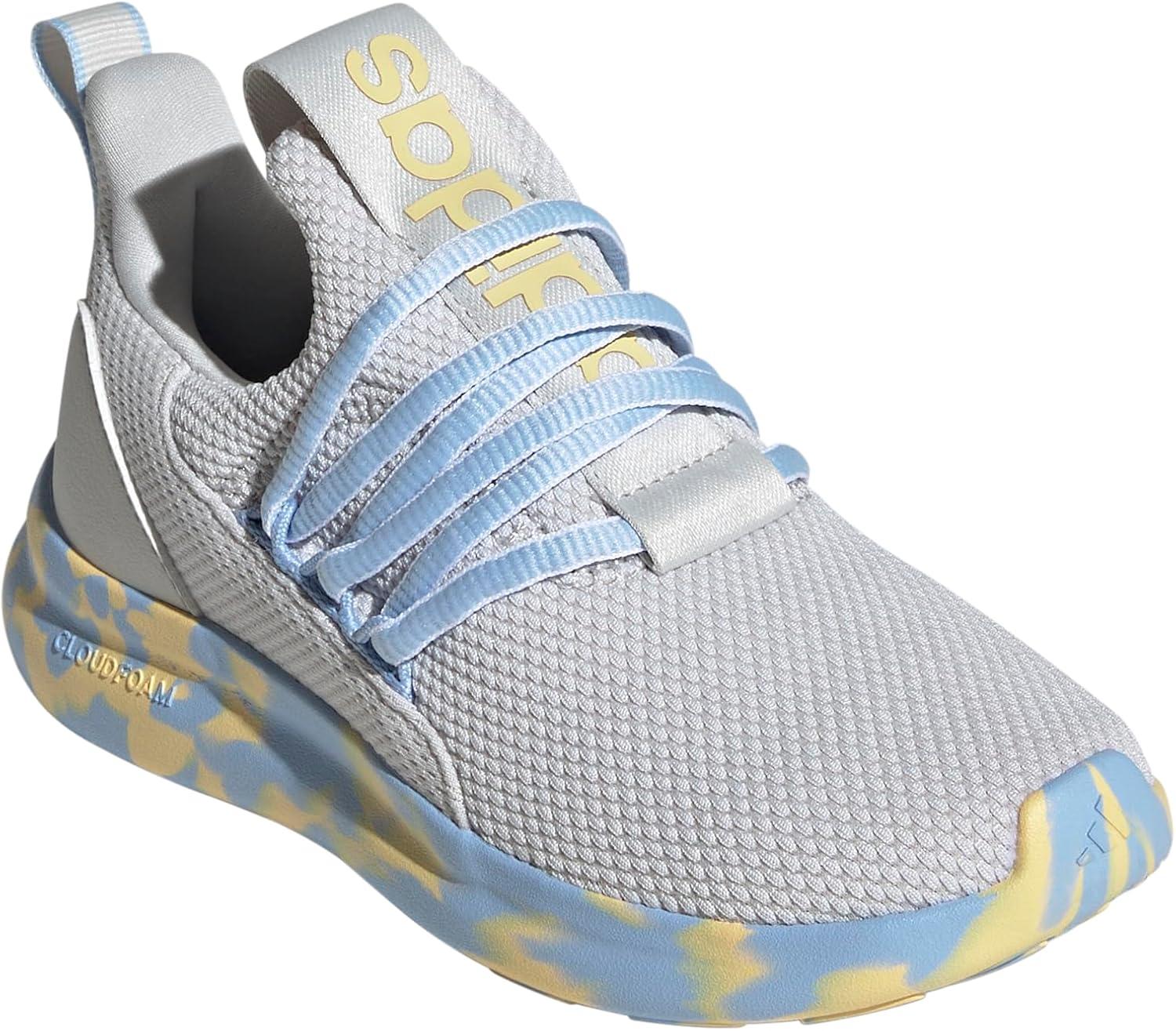 imageadidas Kids Lite Racer Adapt 70 SneakersGreyOrange TintBlue