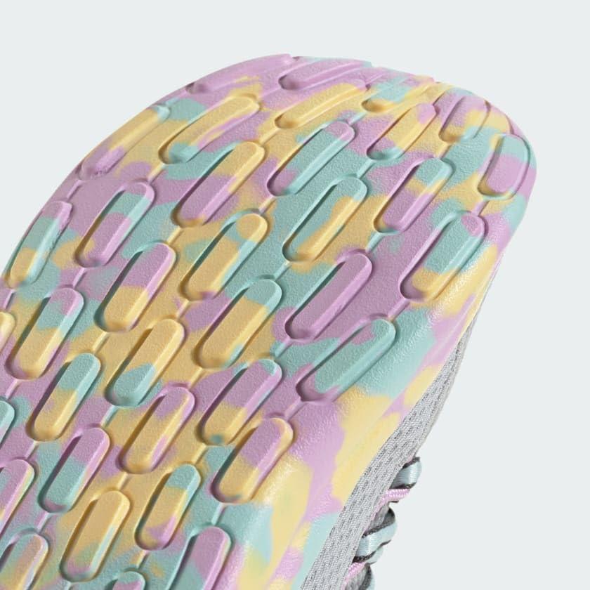 imageadidas Kids Lite Racer Adapt 70 SneakersGreySemi Flash AquaBliss Lilac