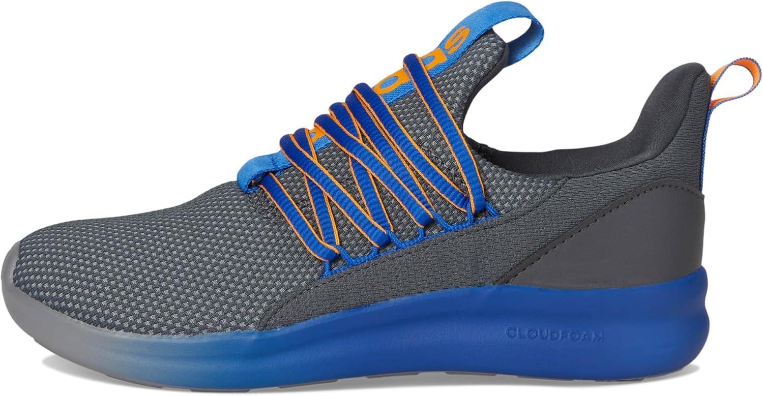imageadidas Kids Lite Racer Adapt 70 SneakersGreyTeam Royal BlueCrew Orange