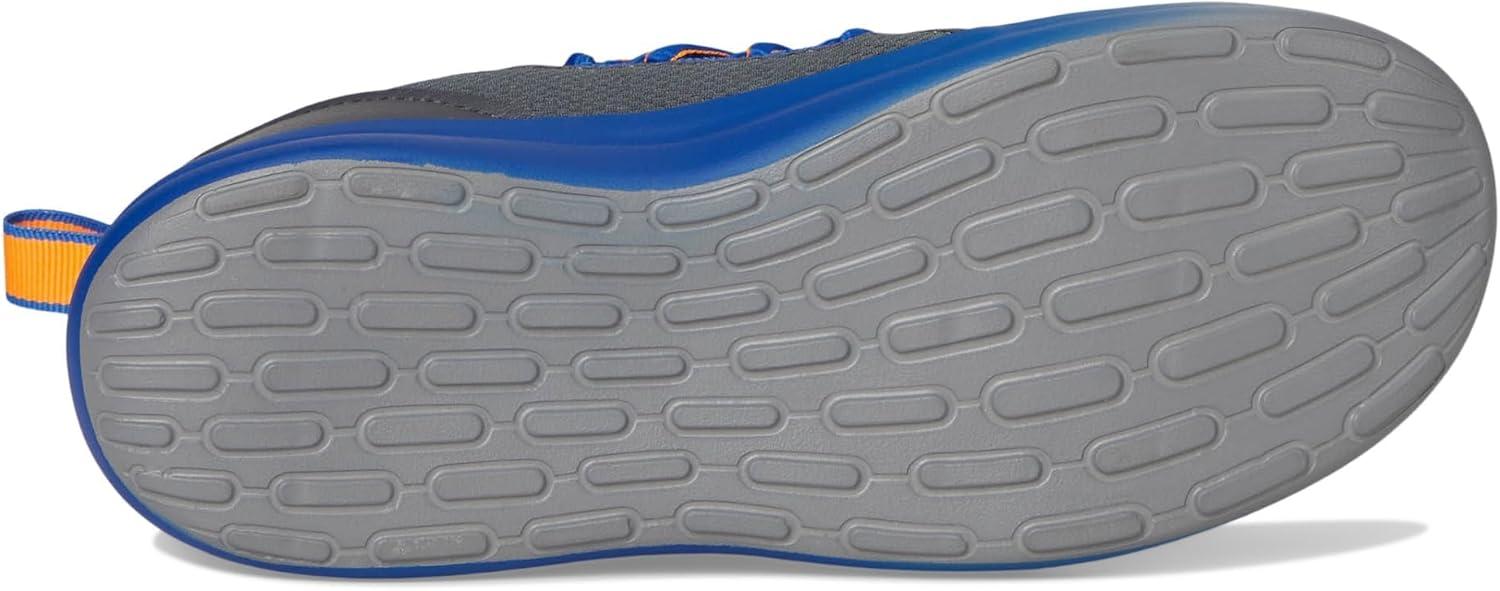 imageadidas Kids Lite Racer Adapt 70 SneakersGreyTeam Royal BlueCrew Orange