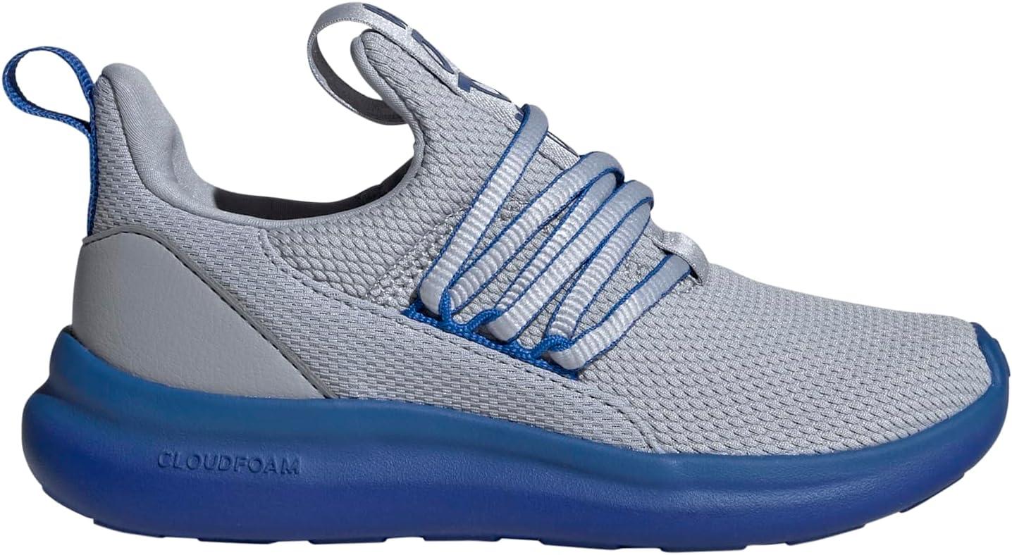 imageadidas Kids Lite Racer Adapt 70 SneakersHalo SilverBright RoyalSemi Lucid Blue