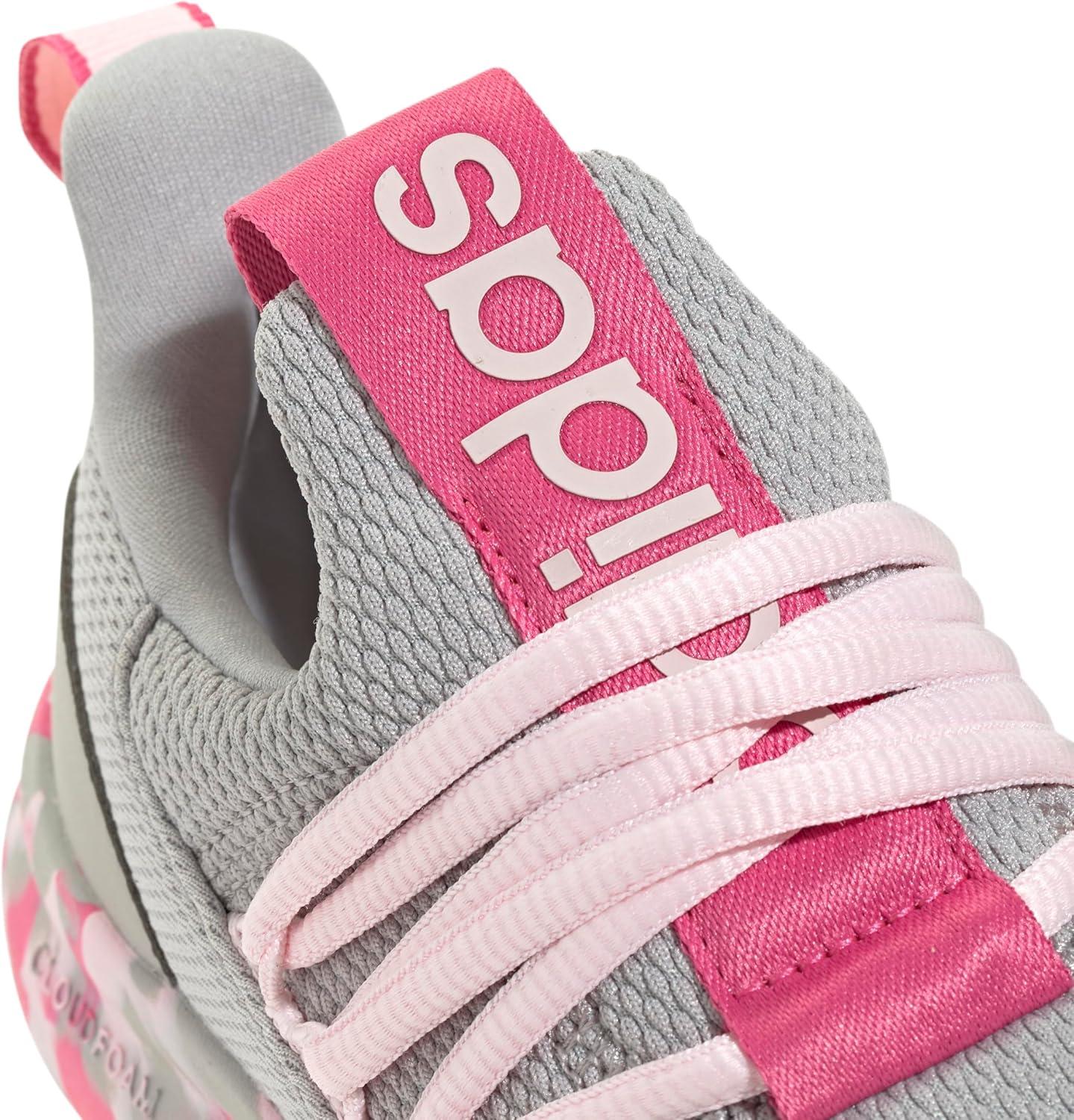 imageadidas Kids Lite Racer Adapt 70 SneakersPulse MagentaGreyClear Pink