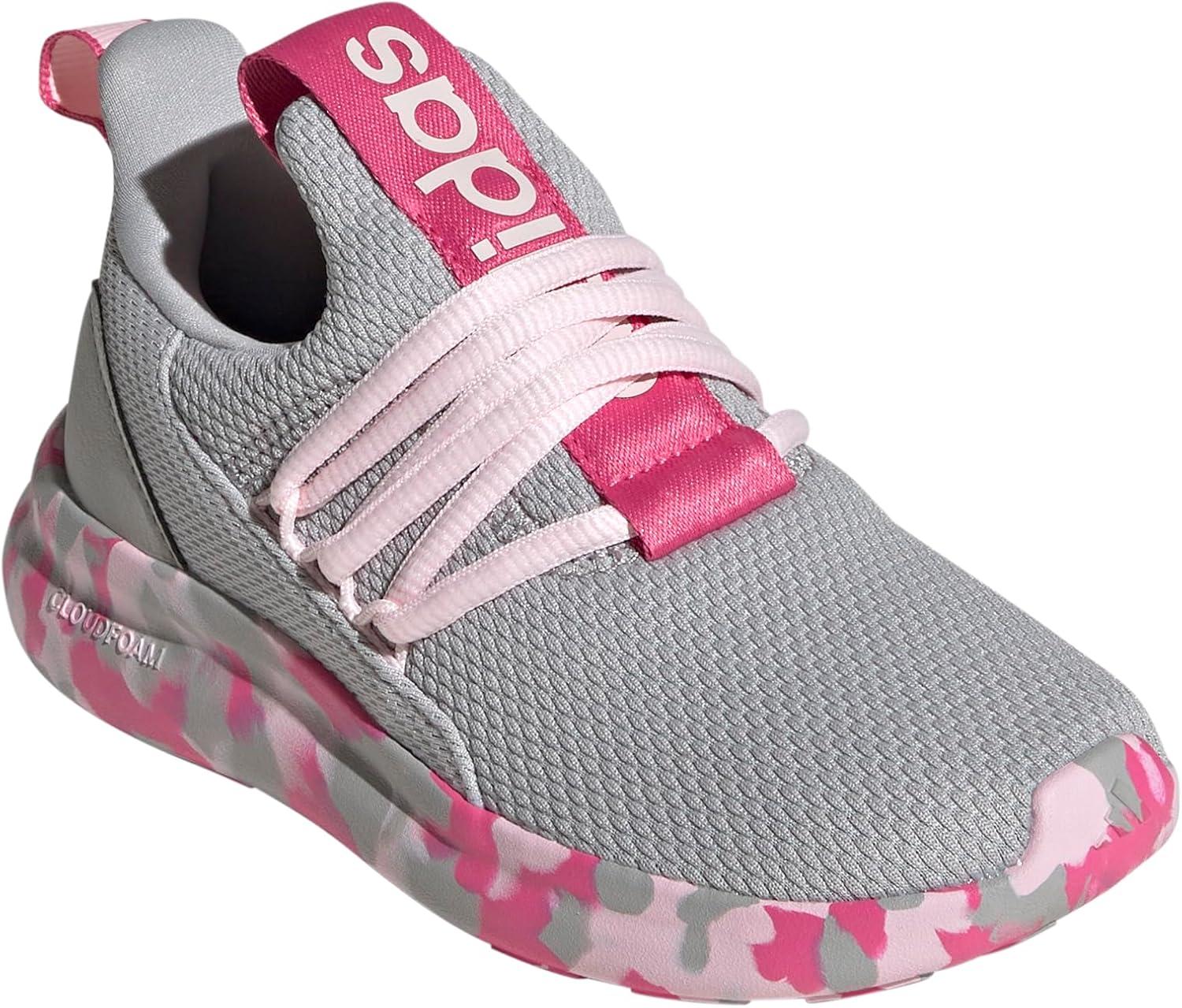 imageadidas Kids Lite Racer Adapt 70 SneakersPulse MagentaGreyClear Pink