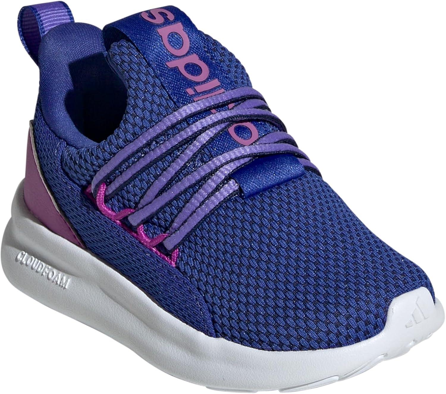 imageadidas Kids Lite Racer Adapt 70 SneakersSemi Lucid BluePurple BurstCobalt Blue