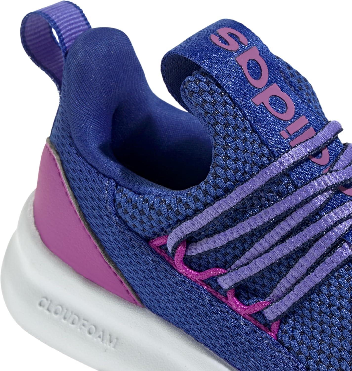 imageadidas Kids Lite Racer Adapt 70 SneakersSemi Lucid BluePurple BurstCobalt Blue