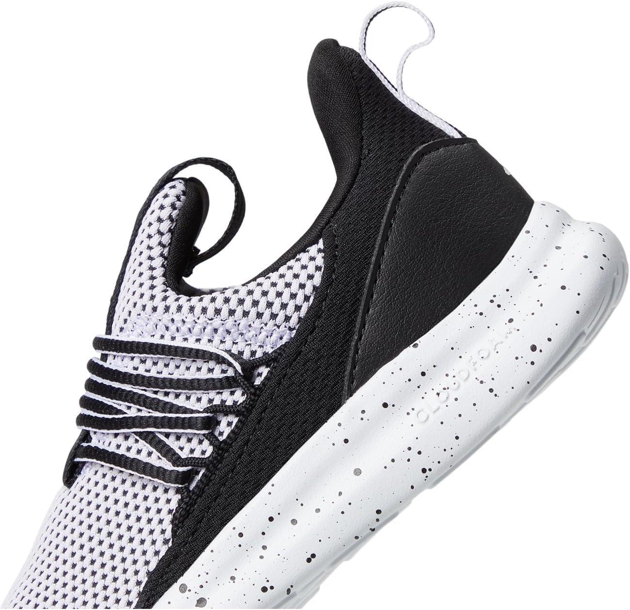 imageadidas Kids Lite Racer Adapt 70 SneakersWhiteBlackBlack