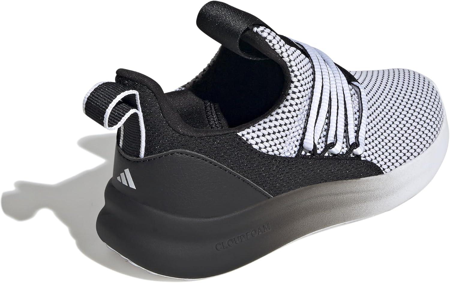 imageadidas Kids Lite Racer Adapt 70 SneakersWhiteBlackWhite