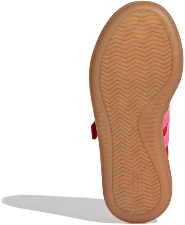 imageadidas UnisexChild Barreda Decode Elastic Lace ampamp Strap SneakerBetter ScarletLucid PinkGum