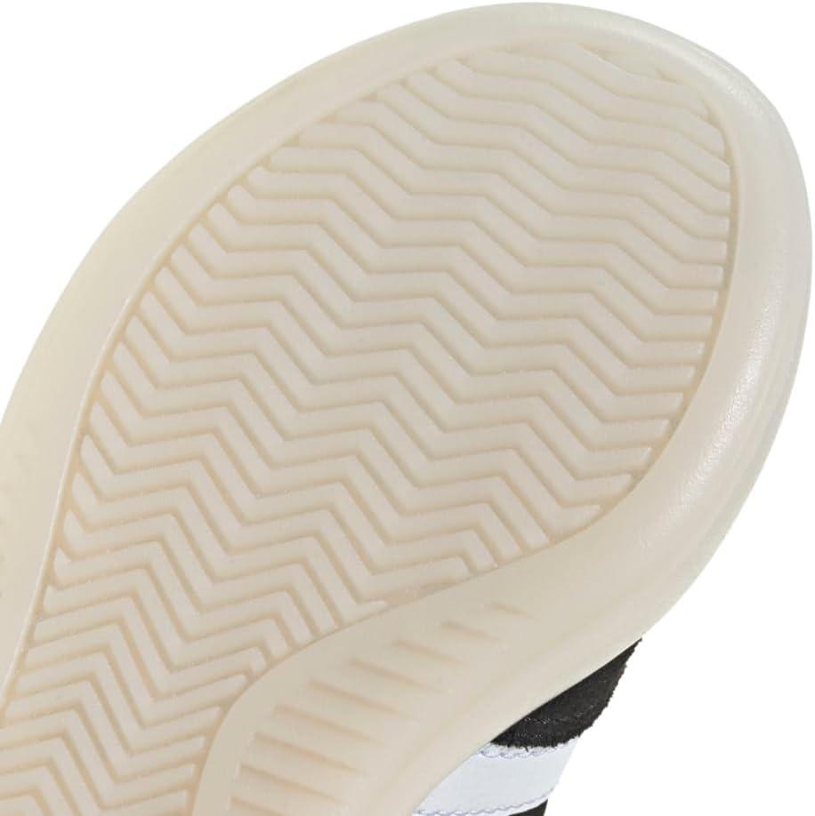 imageadidas UnisexChild Barreda Decode Elastic Lace ampamp Strap SneakerBlackWhiteWhite