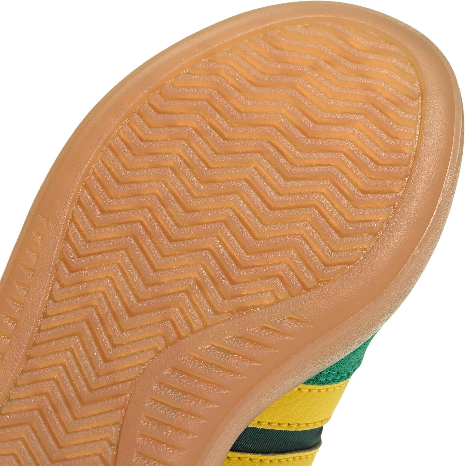 imageadidas UnisexChild Barreda Decode Elastic Lace ampamp Strap SneakerCollegiate GreenYellowCourt Green