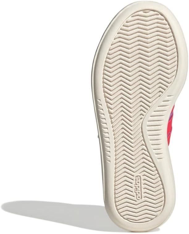 imageadidas UnisexChild Barreda Decode Elastic Lace ampamp Strap SneakerPreloved PurpleLucid RedPowder Plum