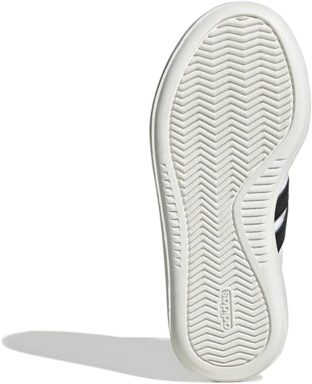 imageadidas UnisexChild Barreda Decode Elastic Lace ampamp Strap SneakerWhiteBlackGrey